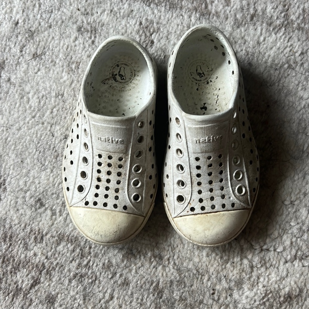 White Native Shoes